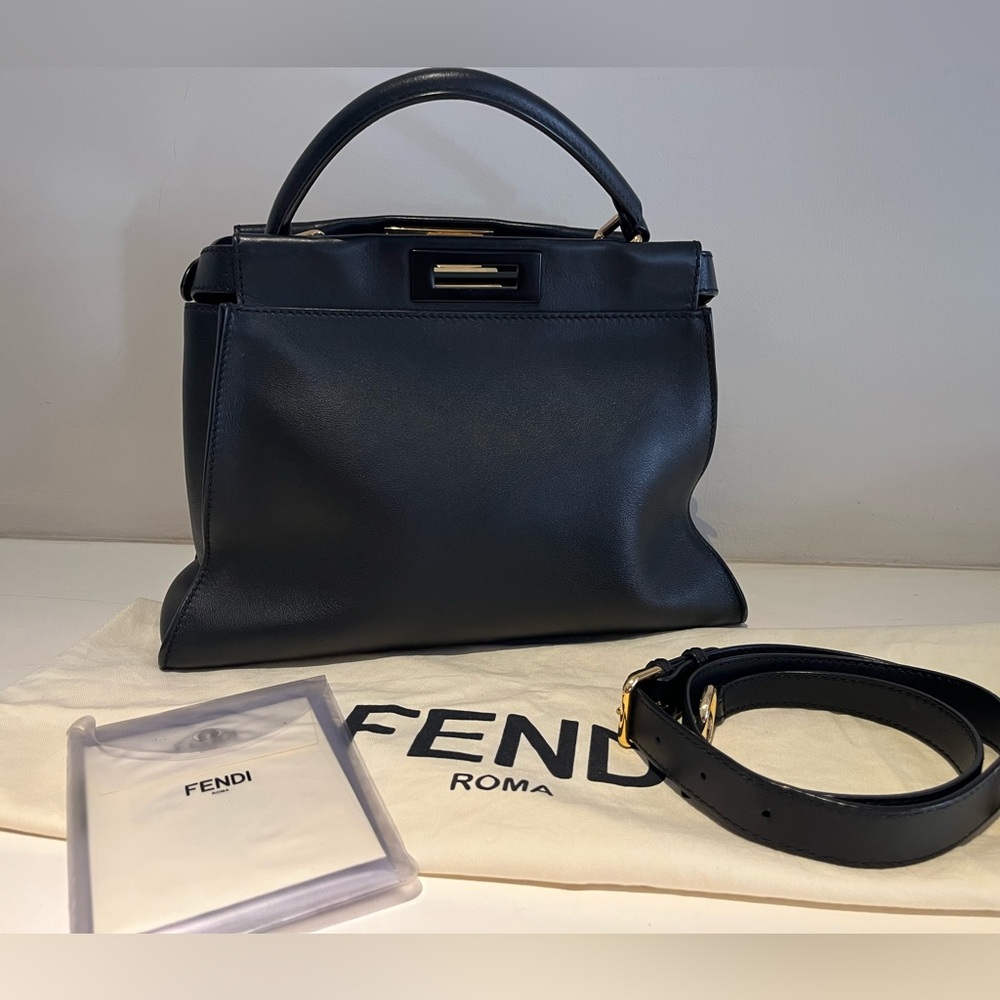 **SOLD** 
Fendi Medium Peekaboo - Gold and Black Hardware - Picture 4 of 11